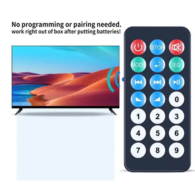 Alt view image 3 of 4 - Replacement Remote Control for Rockville Dual 15" Karaoke Machine RPG2X15, for Gemini AS-15BLU-PK, for Acoustic AA15LBS AA15BT AA8B, for Pyle PPHP1249KT PPHP82SM PS65ACT PPHP122SM PPHP152SM