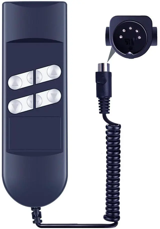 Main image of Remote Control for Okin/Sleep Number/Limoss/Golden Lift Recliner Chair | for Tranquil Ease/Pride/Med-Lift/Berkline/KD/Bride, 6 Button 5 Pin, Line Length 5 Feet
