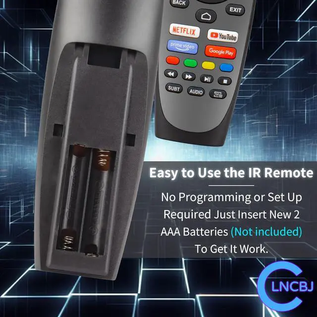 Alt view image 4 of 6 - EC40V2FA Replace Remote Control Compatible with Caixun Android TV EC32V2HA