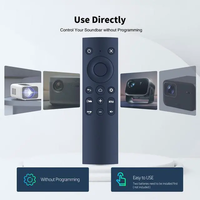Alt view image 3 of 6 - Remote forNebula Cosmos 4K SE/Capsule 3 D0442X/D2342 Anker Projector | Easy pairing,Responsive control