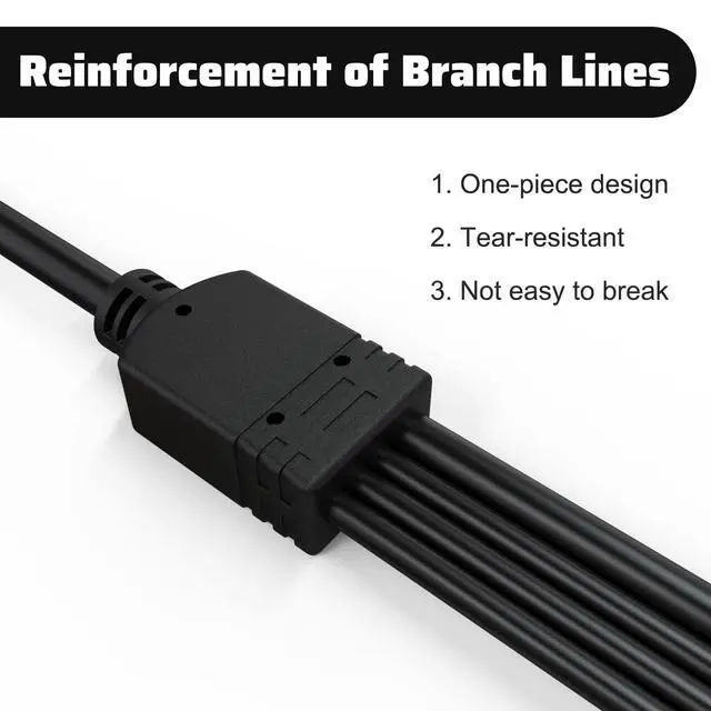 Alt view image 5 of 6 - VMC-30FS VMC 15FS A/V RCA to S-Video Cable Compatible with Sony Handycam DCR-SR40 DCR-SR42 DCR-SR47 DCR-SR68 DCR-SR80, DCR-SR82 DCR-SR85 DCR-SR88, DCR-SR200 DCR-SR300 Camcorders -4.9ft