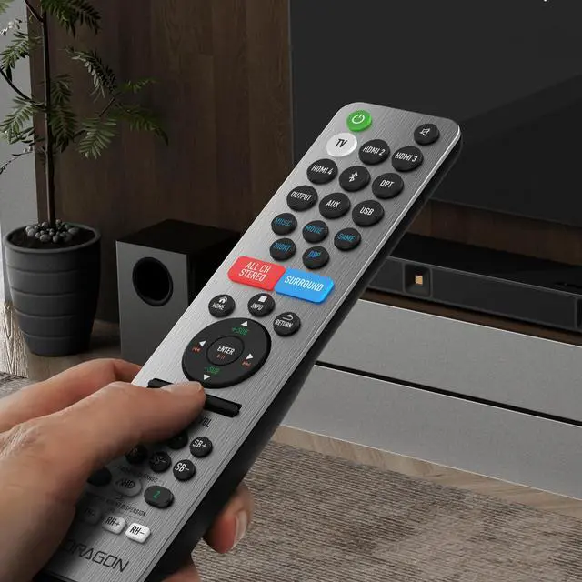 Alt view image 3 of 3 - Dragon Home Surround Sound System Remote Control