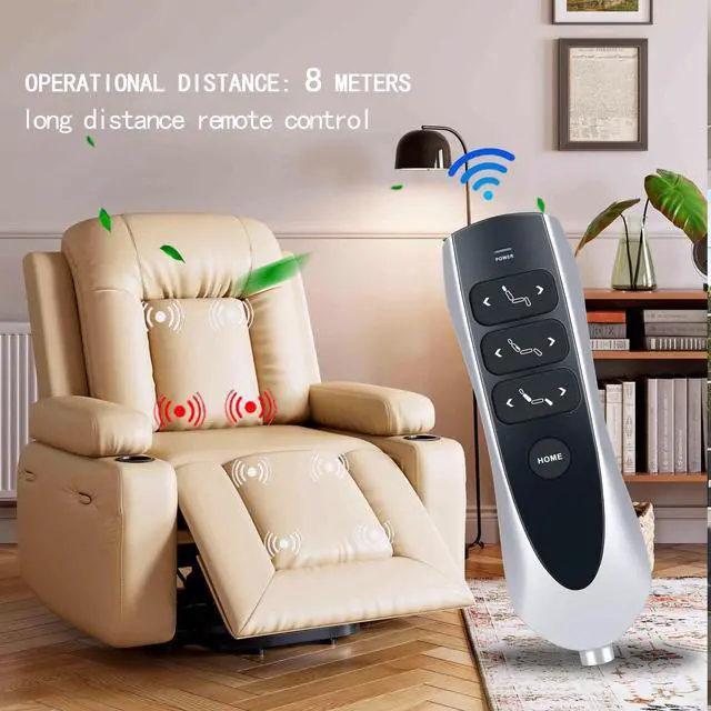 Alt view image 6 of 7 - 7 Pin 7 Button Hand Control Handset for Uetmulik Lift Chair Power Recliner | With Backlit