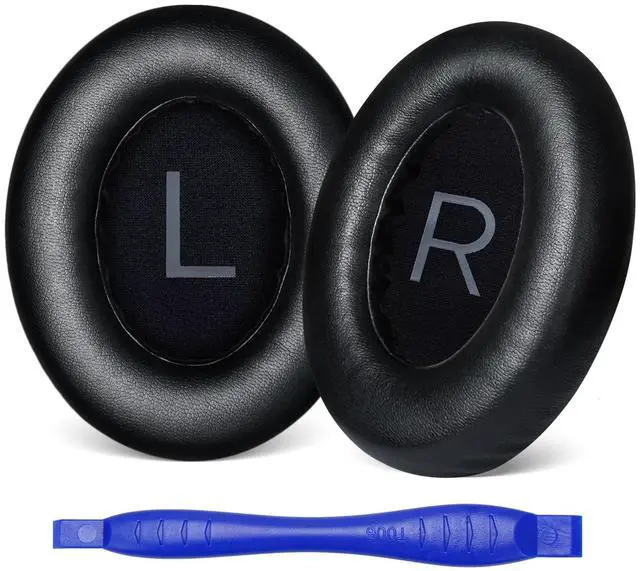 Main image of Replacement Ear Pads for Bose NC700 / 700 Noise Cancelling Headphones, Protein Leather Earpad Covers/Cushion Kit with Plush Memory Foam, Enhanced Comfort, Extra Durability (Black)