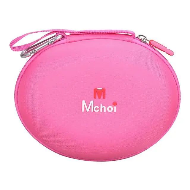 Alt view image 3 of 7 - Headphone Case Fits for Beats Studio Pro/Solo 4 / Solo 3 / Studio 3 / for TOZO HA1/ for TOZO HT2 On-Ear Bluetooth Headphones, Case Only (Rose Red)