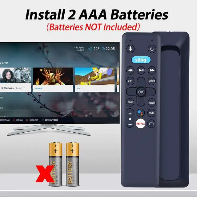 Alt view image 7 of 7 - New Remote Control Replacement fit for Sling AIRTVMINI AirTV Mini