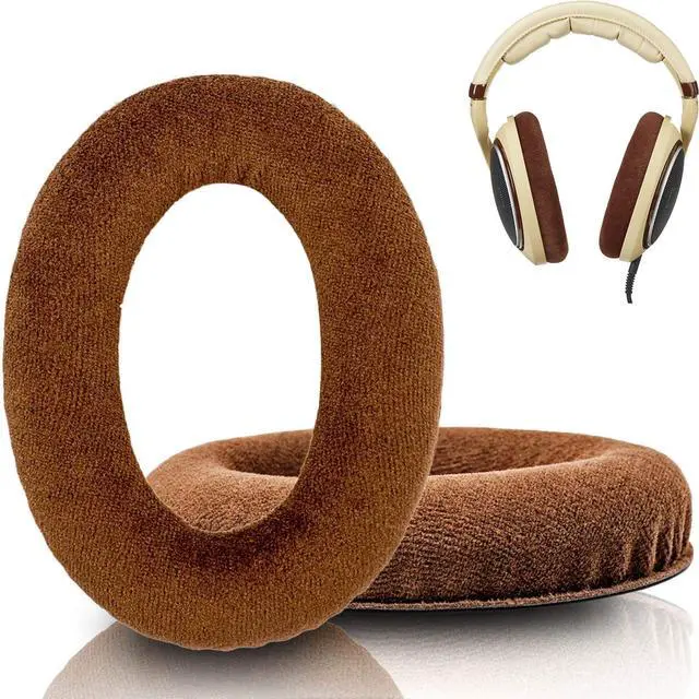 Main image of HD598 Ear Pads Cushions Replacement Compatible with Sennheiser HD598SE, HD598CS, HD595, HD599 SE,HD515,HD518,HD555,HD558,PC360 Headphones Ear Cushions Ear Muffs Memory Foam Earpads