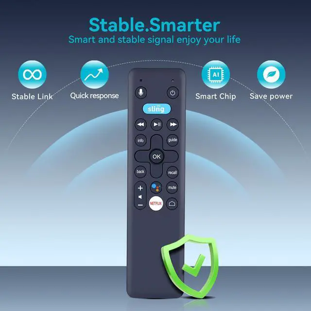 Alt view image 2 of 7 - Replacement Voice Remote Control Compatible for Sling AIRTVMINI AirTV Mini