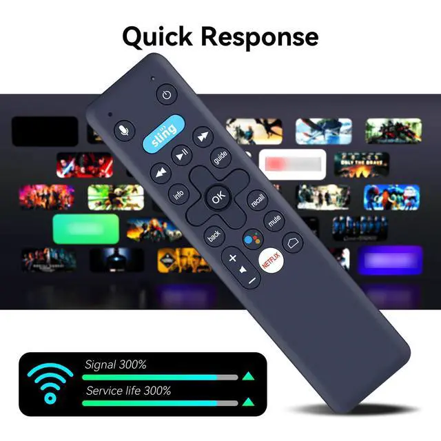 Alt view image 4 of 7 - Replacement Voice Remote Control Compatible for Sling AIRTVMINI AirTV Mini