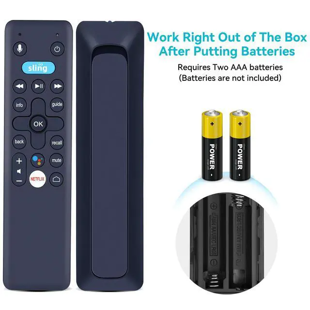 Alt view image 7 of 7 - Replacement Voice Remote Control Compatible for Sling AIRTVMINI AirTV Mini