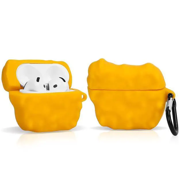 Alt view image 3 of 5 - Case for AirPods 4th Generation Wireless Earbuds (2024) with Doll and Carabiner and Cleaning Pen Kit, Silicone Charging Protective Cover with Cartoon Skin Design for AirPods 4