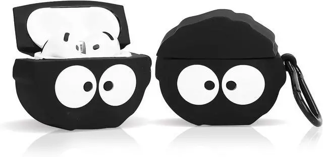 Alt view image 3 of 5 - Case for AirPods 4th Generation Wireless Earbuds (2024) with Doll and Carabiner and Cleaning Pen Kit, Silicone Charging Protective Cover with Cartoon Skin Design for AirPods 4