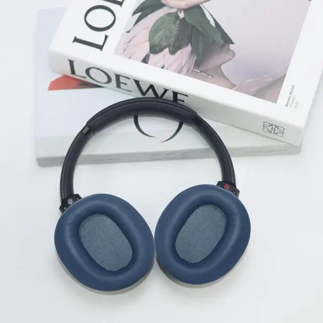 Alt view image 7 of 7 - Replacement Ear Pads for Sony WH-CH720N, WH-CH710N - Blue | for Sony Headphones Replacement Ear Pads with Protein Leather & High-Density Memory Foam