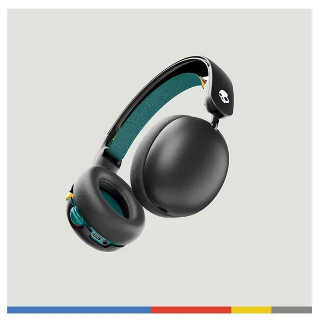 Alt view image 7 of 7 - S6KBW-Q952 Grom XT Bluetooth Wireless Headphones in Black