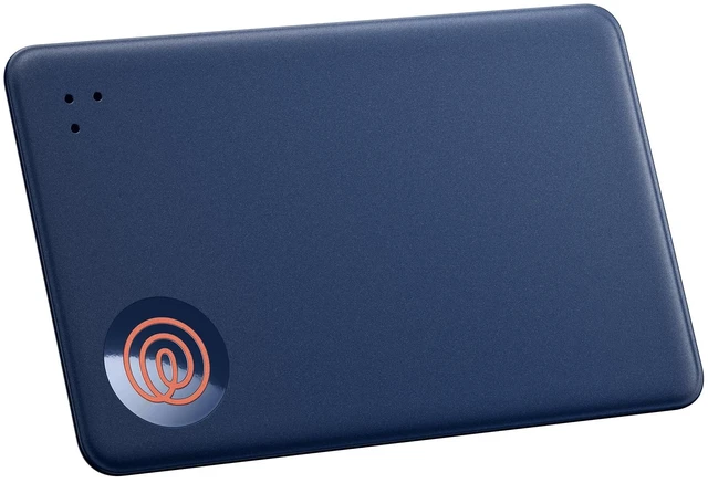 Main image of Tile Slim - Wallet Finder, Bluetooth Tracker and Item Locator for Luggage Tags, Passports and More. Both iOS and Android Compatible. Phone Finder. 1-Pack (Navy Blaze)