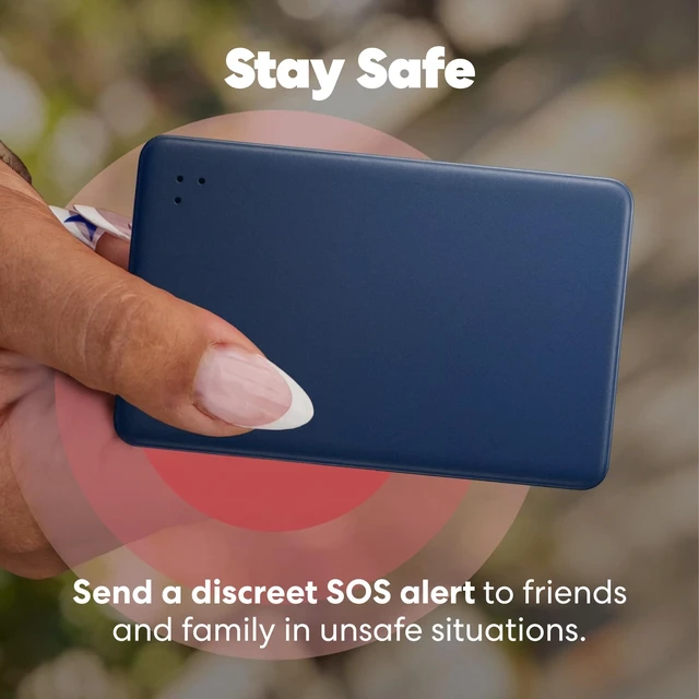 Alt view image 7 of 7 - Tile Slim - Wallet Finder, Bluetooth Tracker and Item Locator for Luggage Tags, Passports and More. Both iOS and Android Compatible. Phone Finder. 1-Pack (Navy Blaze)
