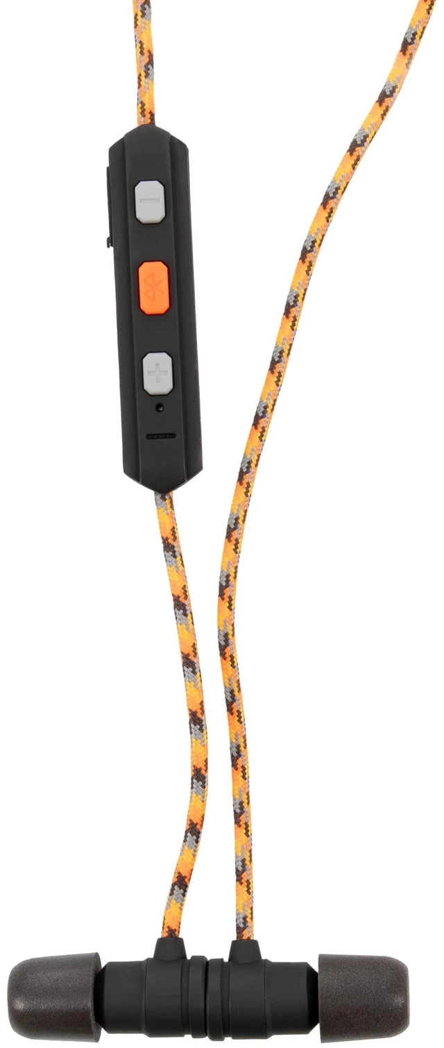 Alt view image 3 of 6 - Flexible Bluetooth Neckband Headset 30 NRR Passive Hearing Protection Earbuds with 12" USB Charging Cable & EVA Carrying Case
