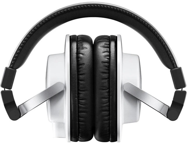 Alt view image 3 of 5 - YAMAHA HPH-MT5 Monitor Headphones, White, (HPH-MT5W)