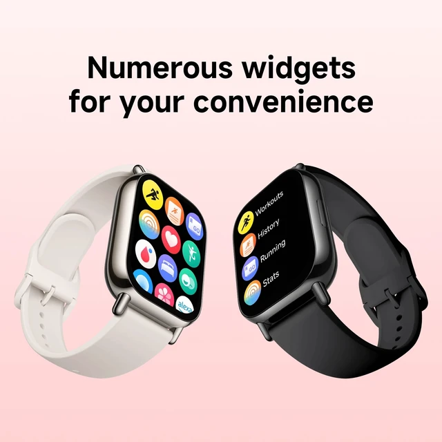 Alt view image 7 of 7 - Redmi Watch 5 Lite, 1.96" AMOLED, 18-Day Battery, GPS, BT Calling Heart Rate SpO2, 150+ Workout Modes, 5ATM Water Resistance, iOS/Android
