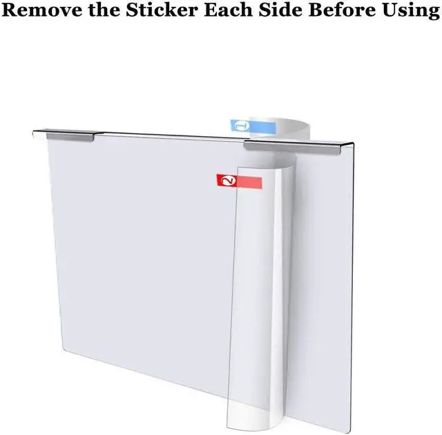 Alt view image 5 of 6 - 13-13.5 inch Laptop Blue Light Blocking Screen Protector | Anti-UV Eye Protection Filter Film for Diagonal 13, 13.3, 13.5 inch 16:9 Widescreen Notebook LED Monitor Panel