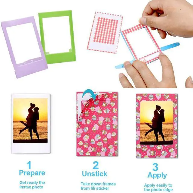Alt view image 4 of 6 - 10 Hanging Frames, 5 Table Frames, 60 Sheet Photo Sticks and