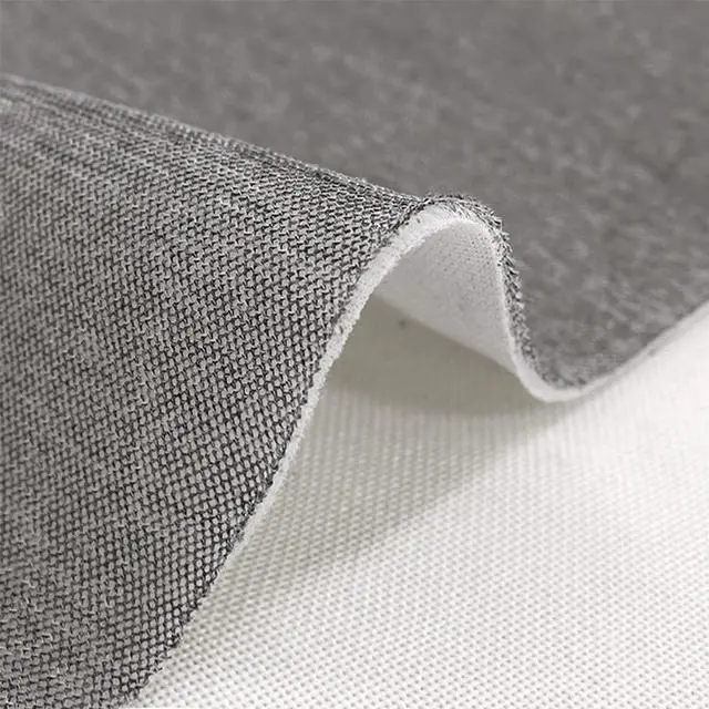 Main image of Speaker Grill Cloth Gray Speaker Fabric Cover Material Vintage Dustproof Home Speakers/Media Cabinet/Stage Speakers/KTV Boxes Repair Fabric 19.7"x61.02" (Light Grey)
