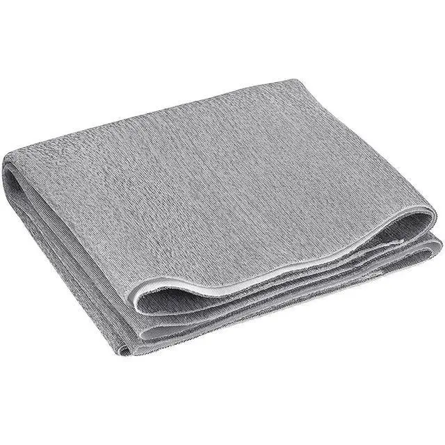Alt view image 3 of 6 - Speaker Grill Cloth Gray Speaker Fabric Cover Material Vintage Dustproof Home Speakers/Media Cabinet/Stage Speakers/KTV Boxes Repair Fabric 19.7"x61.02" (Light Grey)
