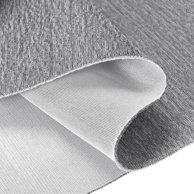 Alt view image 5 of 6 - Speaker Grill Cloth Gray Speaker Fabric Cover Material Vintage Dustproof Home Speakers/Media Cabinet/Stage Speakers/KTV Boxes Repair Fabric 19.7"x61.02" (Light Grey)
