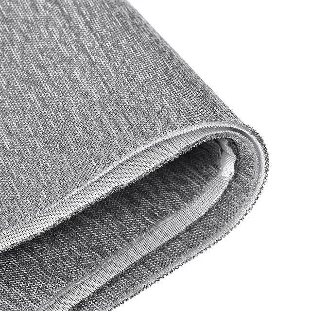 Alt view image 6 of 6 - Speaker Grill Cloth Gray Speaker Fabric Cover Material Vintage Dustproof Home Speakers/Media Cabinet/Stage Speakers/KTV Boxes Repair Fabric 19.7"x61.02" (Light Grey)