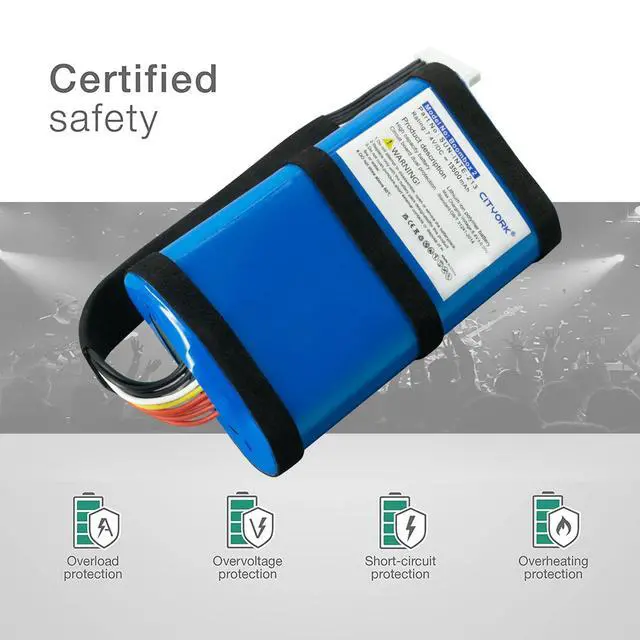 Alt view image 5 of 6 - Replacement Battery for Boombox 2 Boombox 3 Speaker with Tools Battery Part NO Boombox2, 13500mAh Li-ion SUN-INTE-213 (NOT Boombox 1)