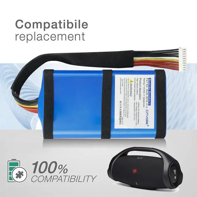 Alt view image 6 of 6 - Replacement Battery for Boombox 2 Boombox 3 Speaker with Tools Battery Part NO Boombox2, 13500mAh Li-ion SUN-INTE-213 (NOT Boombox 1)