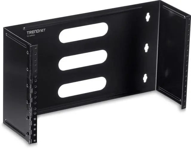 Main image of TC-WP6U, 6U 19-inch Hinged Wall Mount Bracket | for Patch Panels&PDU Power Strips, Steel Construction,Use with TC-P24C6& TC-P16C6 Patch Panels(Sold Separately)