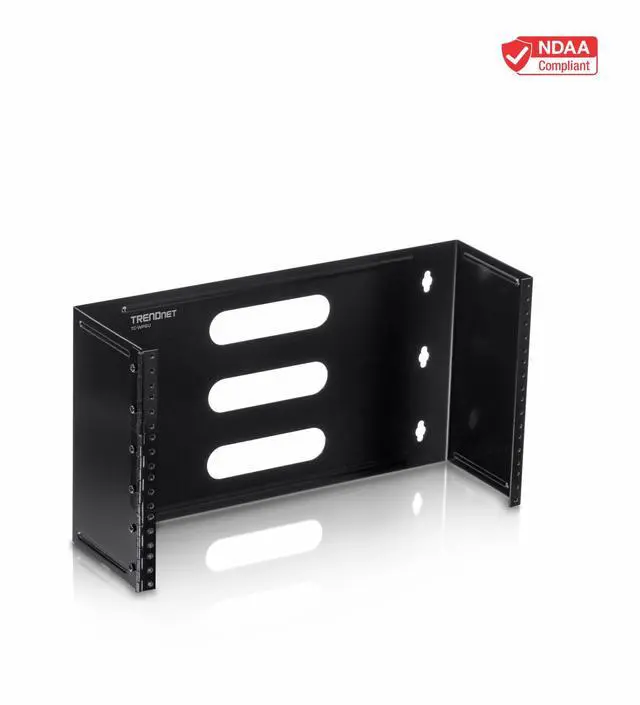 Alt view image 2 of 5 - TC-WP6U, 6U 19-inch Hinged Wall Mount Bracket | for Patch Panels&PDU Power Strips, Steel Construction,Use with TC-P24C6& TC-P16C6 Patch Panels(Sold Separately)