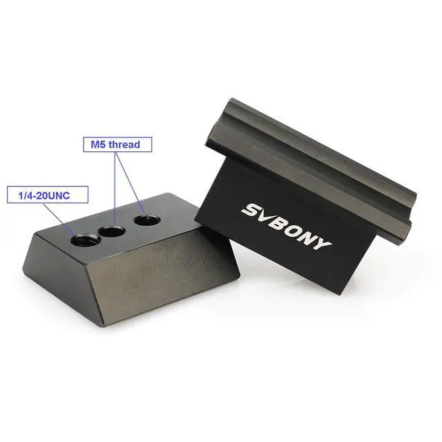 Alt view image 4 of 6 - Dovetail Mount Red Dot Fully Metal Telescope Finder Base Bracket | Compatible with Skywatcher/Celestron/Orion/Baader SkySurfer Starpointer LED Finder Scope, Solid Aluminum
