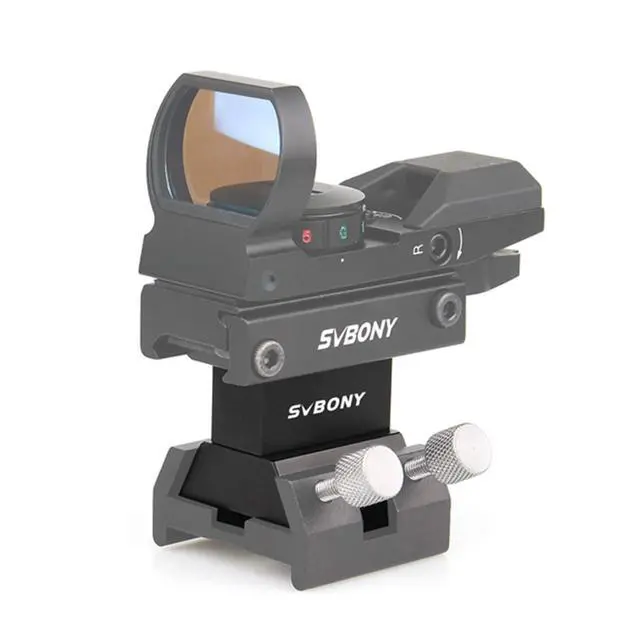 Alt view image 6 of 6 - Dovetail Mount Red Dot Fully Metal Telescope Finder Base Bracket | Compatible with Skywatcher/Celestron/Orion/Baader SkySurfer Starpointer LED Finder Scope, Solid Aluminum