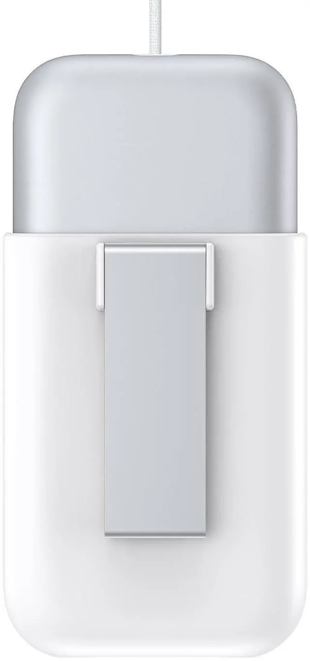 Main image of Battery Holder Compatible with Vision Pro (Not Compatible with Carina D1) | Minimalist White Premium Battery Cover - Clip-On Design With USB-C Cable