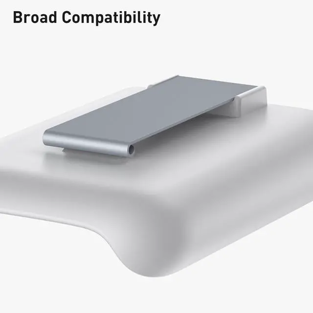 Alt view image 5 of 6 - Battery Holder Compatible with Vision Pro (Not Compatible with Carina D1) | Minimalist White Premium Battery Cover - Clip-On Design With USB-C Cable