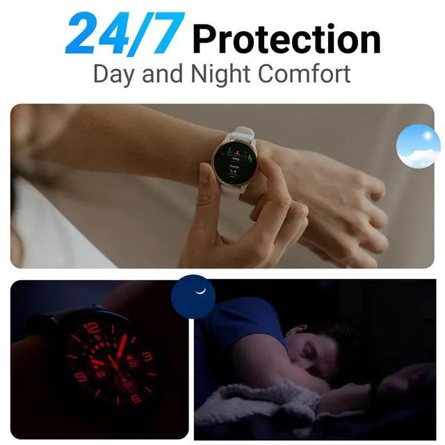 Alt view image 4 of 6 - Nickel Metal Allergy Back Protector for Samsung Galaxy Watch Ultra (2026/2025), Prevent Rash, Contact Dermatitis, Soft Film, Sensor Protector, Back Cover - 5 Pack