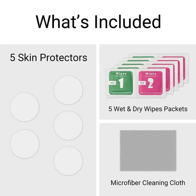Alt view image 6 of 6 - Nickel Metal Allergy Back Protector for Samsung Galaxy Watch Ultra (2026/2025), Prevent Rash, Contact Dermatitis, Soft Film, Sensor Protector, Back Cover - 5 Pack