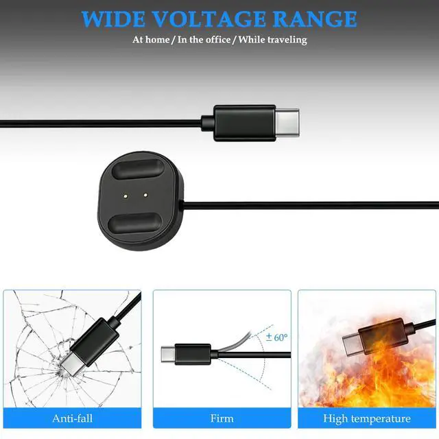 Alt view image 5 of 6 - Charger for RayBan Meta Smart Glasses Magnetic Fast Power Supply Compatible with Meta Ray-Ban Display Neural USB-C Charging Secure & Fast Charging Accessory Power Cable