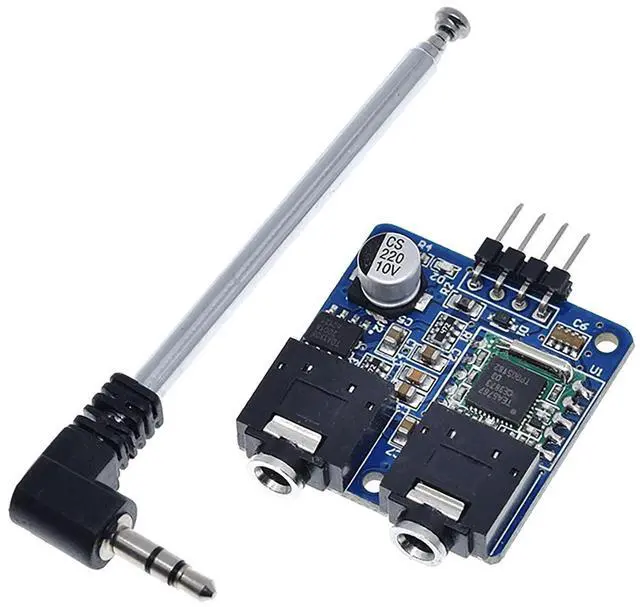 Main image of 76-108MHZ 5V TEA5767 FM Stereo Radio Module + Cable Antenna