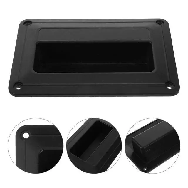 Alt view image 5 of 6 - 4 pcs Audio Speaker Side Handle Recessed Speaker Handle Plastic Small