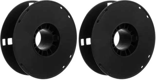 Main image of Cord Cable Storage Reel Plastic Cord Reel 1kg Black Cable Organizer 7.8 inch Organizer Empty e Storage for Camping Caravan Motorhome (Pack of 2)