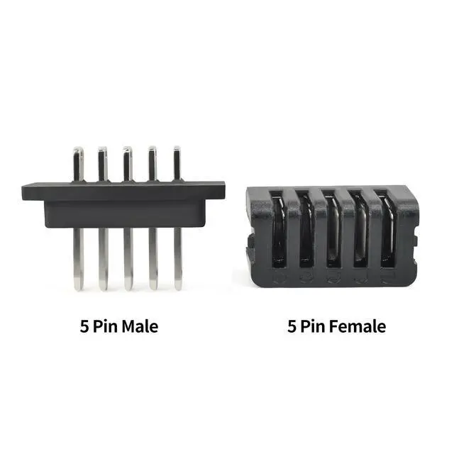 Alt view image 2 of 6 - for hailong Battery Connector, ebike hailong Battery Power Discharge Connector Plug 4 Pins 5 Pins Male & Female Discharge Plug (PRO 5 Pins)