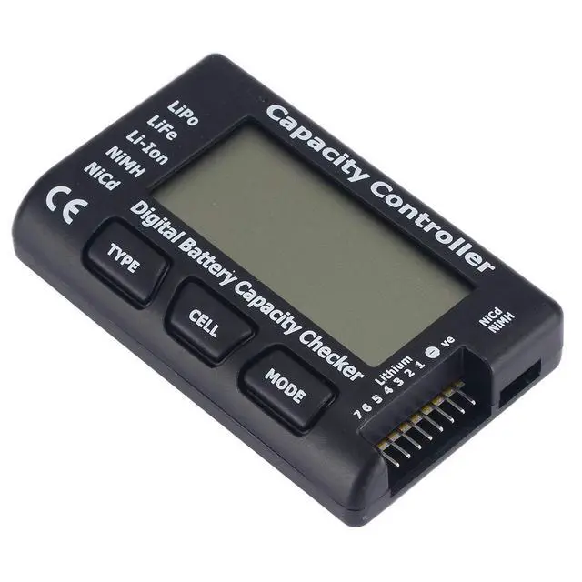 Alt view image 2 of 6 - LiPo Life Li-Ion NiMH Nicd Cell Meter Digital Battery Capacity Meter Power Test CellMeter-7 Digital Battery Capacity Checker LiPo Life Li-ion NiMH Nicd