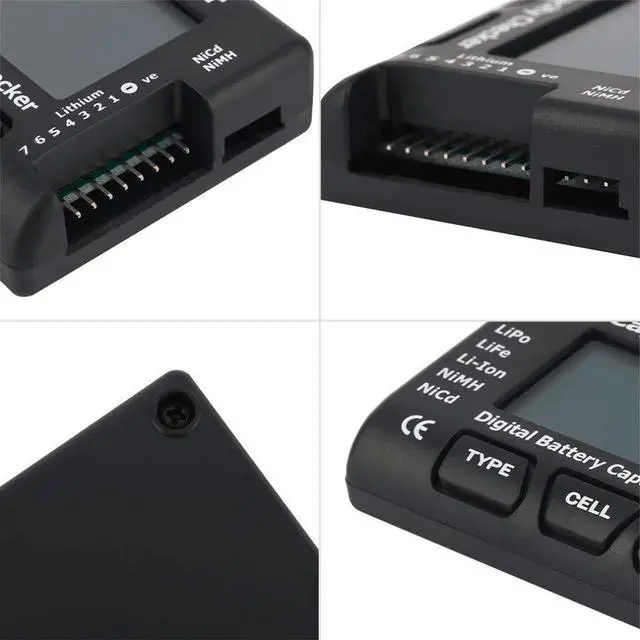 Alt view image 4 of 6 - LiPo Life Li-Ion NiMH Nicd Cell Meter Digital Battery Capacity Meter Power Test CellMeter-7 Digital Battery Capacity Checker LiPo Life Li-ion NiMH Nicd