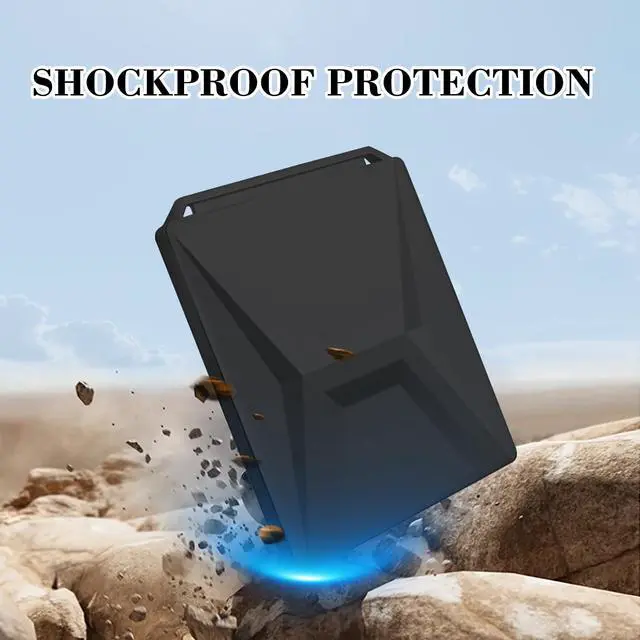 Alt view image 4 of 6 - Starlink Mini Protective Cover Case, All Purpose Silicone Protective Case for Starlink Mini Dish with 2 Sets Additional Securing Buckles for Travel and Outdoor (Black)
