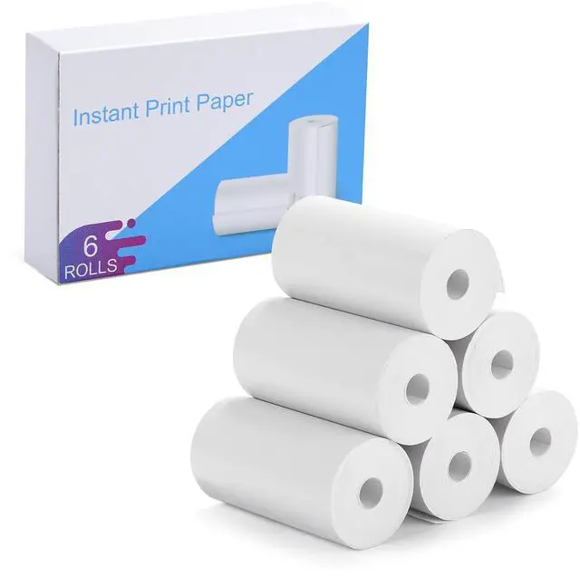Main image of 6 Rolls Refill Print Paper for Kids Camera Instant Print