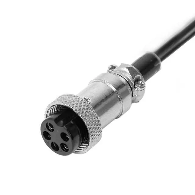 Alt view image 3 of 4 - 4 Pin Mic Adapter Cable to 5 Pin SSB CB Radio 1.8M Durable Coiled Cord Compatible with Cobra Uniden CB HAM Radio