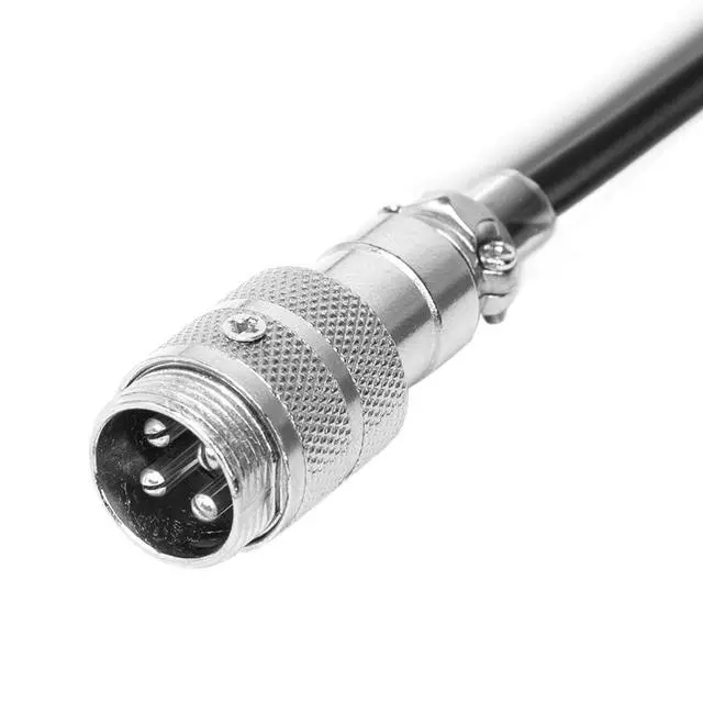 Alt view image 4 of 4 - 4 Pin Mic Adapter Cable to 5 Pin SSB CB Radio 1.8M Durable Coiled Cord Compatible with Cobra Uniden CB HAM Radio